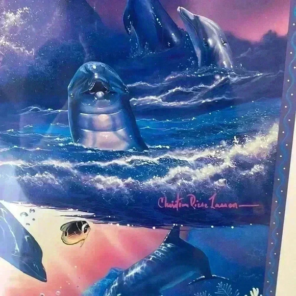 DISNEY Framed Poster "SORCERER OF SEA" BY  CHRISTIAN RIESE LASSEN. - Picture 13 of 13